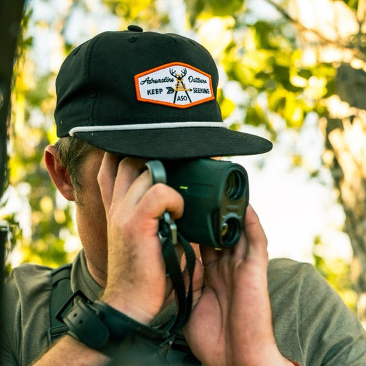 ASO Rope Hat – Black w/ White Rope Signature Patch