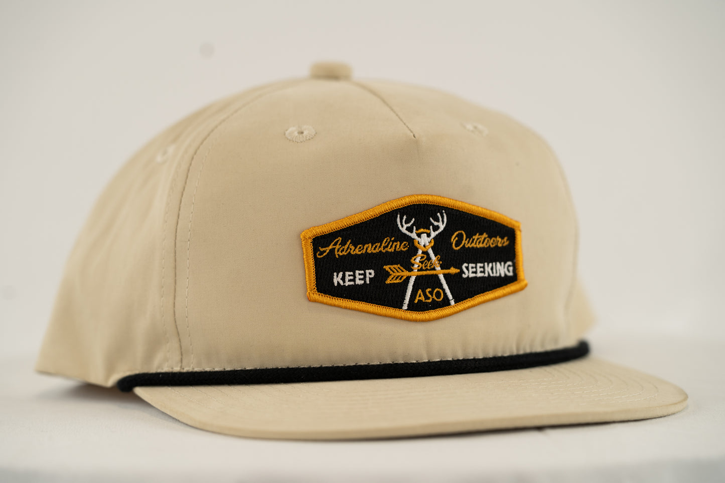 ASO Rope Hat – Birch w/ Black Rope Signature Patch